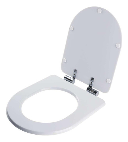Assento Poliester Soft Close Carrara Branco Gelo P/ Deca