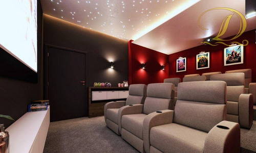 Imagem 11 de 24 de Cobertura Com 4 Dormitórios À Venda, 218 M² Por R$ 1.640.250 - Guilhermina - Praia Grande/sp - Co0068