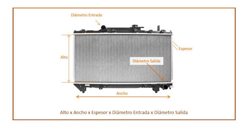 Radiador Motor Mazda Cx3 2000 Pevps Dohc 16 Valv Vv 2.0 2017