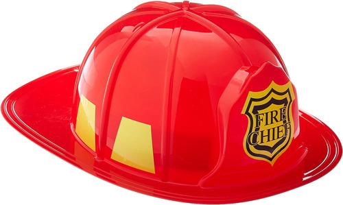 Leg Avenue Fireman's Hat Costume Accessory, Red, One Size