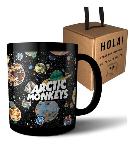 Taza De Cerámica Negra - Arctic Monkeys