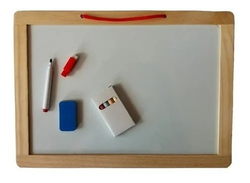 Pizarra Magnética Madera Montessori Letras Imán Cubeta Toys
