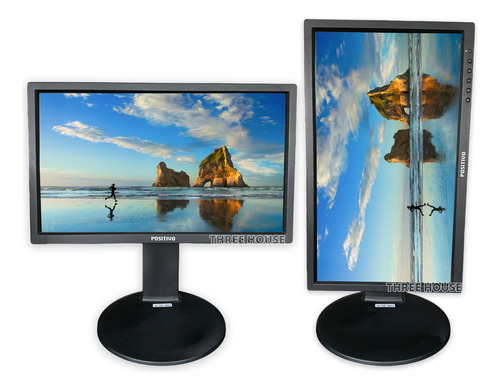 Monitor Positivo 19 Polegadas Escritorio Giratória Ajust Led (Recondicionado)