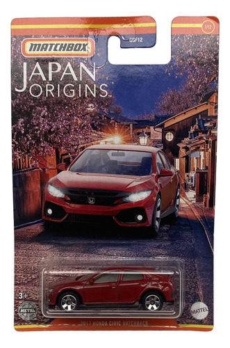 Matchbox Japan Origins 7/12 - 2017 Honda Civic Hatchback