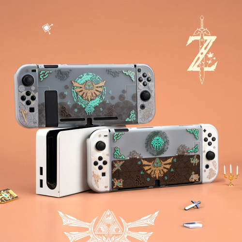 Carcasa Para Nintendo Switch Oled Zelda Tears Of The Kingdom