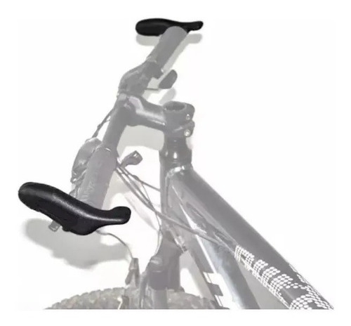 Bar End Chifre Bike Absolute Ergonomic 126mm - Preto Confort