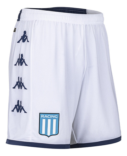 Short De Racing Kappa Ryder Blanco Solo Deportes