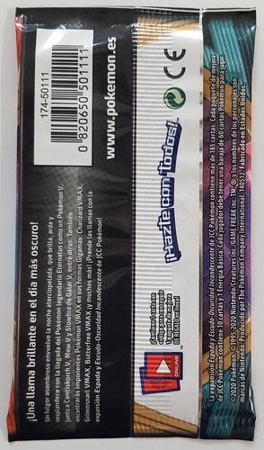 Imagen 8 de 8 de Sobre Pokemon Tcg Oscuridad Incandescente Nuevo Y Sellado!!!