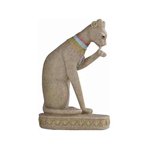 Estatua De Gato Egipcio De 5,5 Pulgadas Figura Abstracta Dio