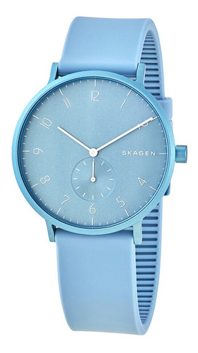 Reloj Skagen Aaren Kulor Aluminio Esfera Azul Unisex Skw6509