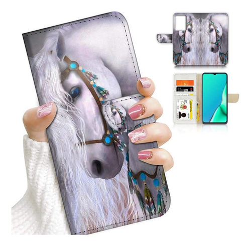 Funda Billetera Caballo Blanco Para Galaxy S21 Ultra