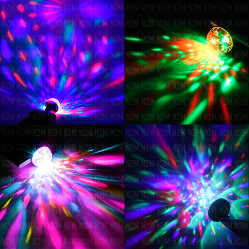 Imagen 5 de 10 de Media Esfera Led Small Magic Ball 4w Audioritmica Otg Usb Luces Dj