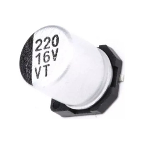 220uf 16v ( 10 Unidades ) Capacitor Aluminio Smd 16v 220uf