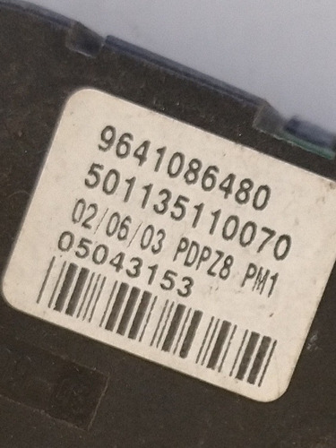 Modulo Electronico Control Puertas Peugeot 607 04 9641086480 (Usado)