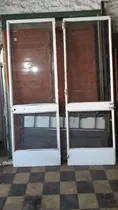 Comprar Lote De 2 Puertas Con Vidrios Hierro Pesadas Doble Chapa 