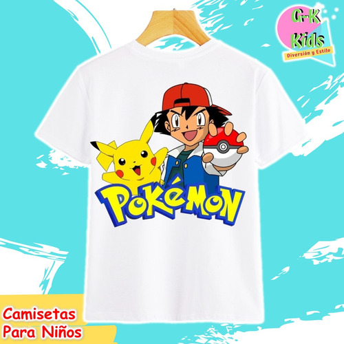 Camisetas De Pokemon Para Niños - Ropa Infantil