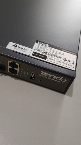 Olt Gpon 8 Portas Tes7008 Tenda Semi-nova Com 1 Gbic C+ (Usado)