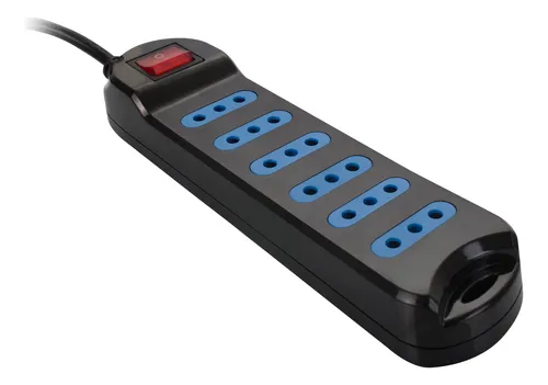 Alargador Eléctrico Switch Xt30 6 Entradas 5m Negro, Philco