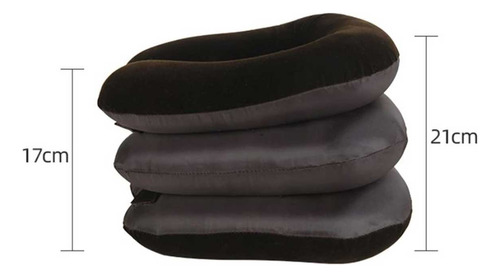 Collarin Cervical Inflable Cafe Relaja Cuello Y Hombro