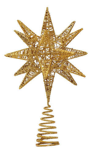 Decoración De 17 Estrellas Poligonales En La Parte Superior