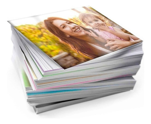 Papel Fotográfico 10x15 A6 260g Microporoso Glossy 20 Folhas Cor Branco Brilhante