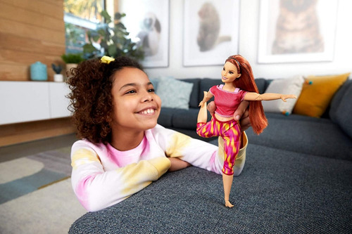Muñeca Barbie Hecha Para Mover, Curva, Con 22 Articulaciones