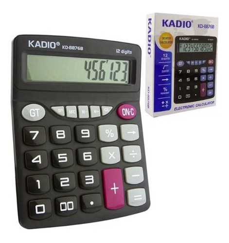 Calculadora 12 Digitos Numeros Grande Tipo Casio Oficina