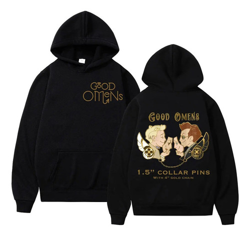 Axw Hot Comedy Tv Play Good Omens Sudadera Con Capucha Para Homb