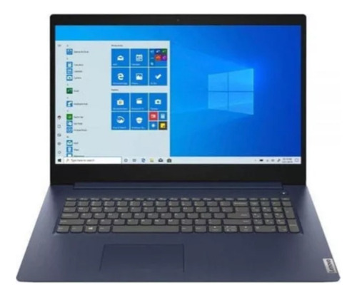 Notebook Lenovo Ideapad 3 17.3 8gb 256gb Ssd I7-10th Azul