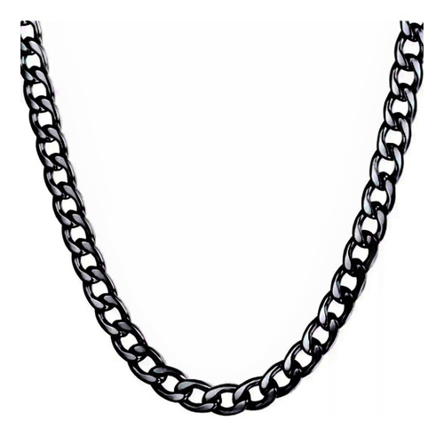 Collar Cadena Hombre Acero Inoxidable Grumet 7mm 60cm - 50cm