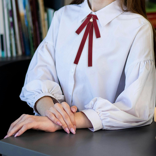 Pajarita Para Mujer: Cómoda Corbata Ajustable Con Lazo