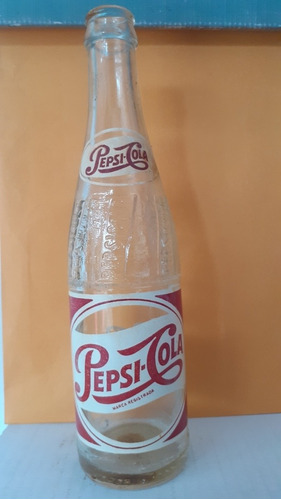 Imagen 1 de 1 de Botella Pepsi Cola Años 60