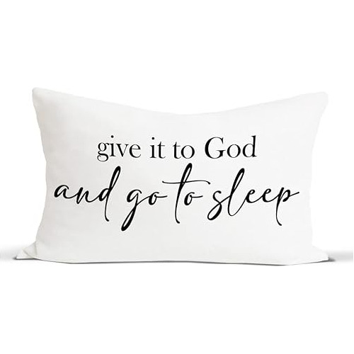 Fundas De Almohada De Palabras Inspiradoras Dale Dios Y...