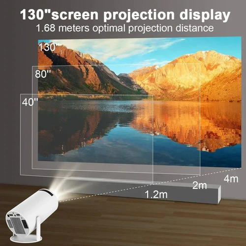 Proyector Portatil Smart Tv Android Netflix Youtube Full Hd