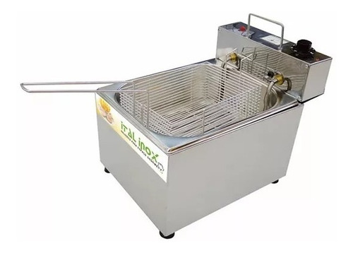 Fritadeira Elétrica Fritador Profissional 5 Lt Aço Inox 110v