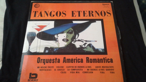 Lp Tangos Eternos Orquesta America Romantica