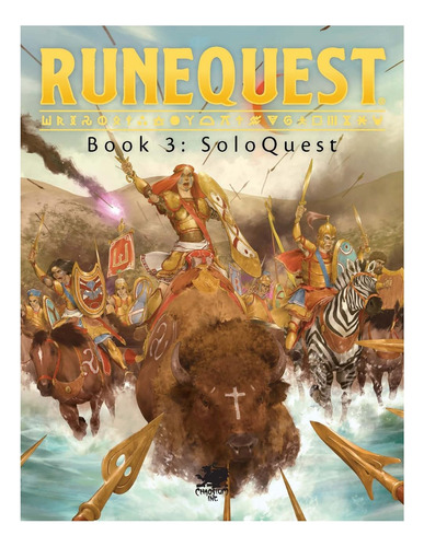 Juego De Rol Chaosium Runequest Starter Set En Inglés