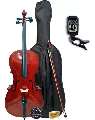 Violoncelo Vivace 3/4 Profissional Cmo34 + Afinador Promoção