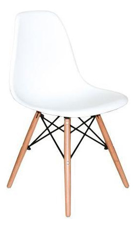Cadeira Fixa Concha Eifel Branco