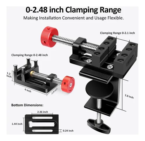 Mini Drill Press Vise-mini Mesa De Mesa Artymaster Para O