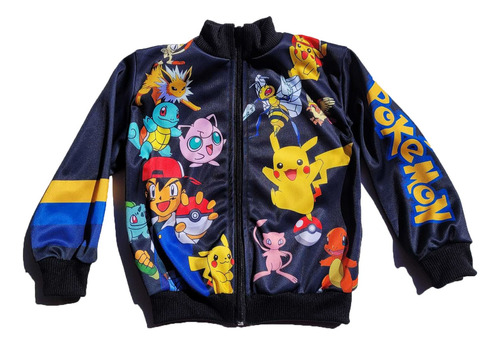 Disfraz Campera Pokemon Infantil Otoño Invierno