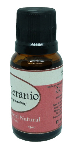 2 Aceites Esenciales Rosa Geranio Puro 15 Ml