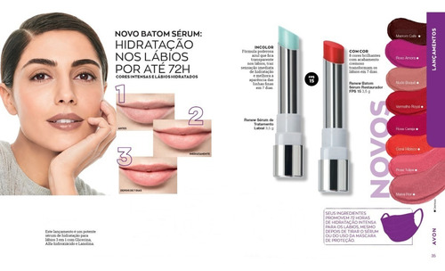 Sérum De Tratamento Labial Incolor Renew By Avon