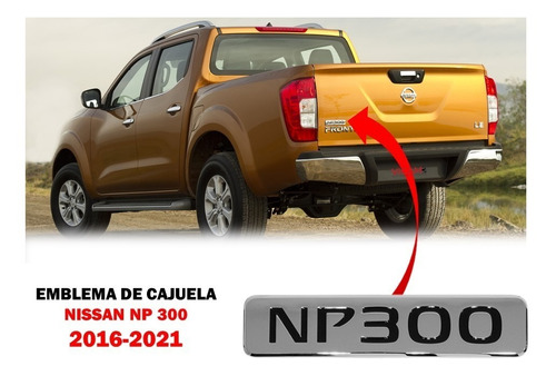 Emblema Para Tapa Nissan Np 300 2016-2021