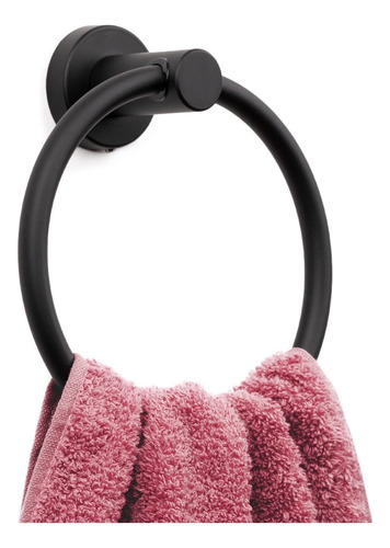 Toallero De Mano Para Baño (acero Inoxidable) Color Negro