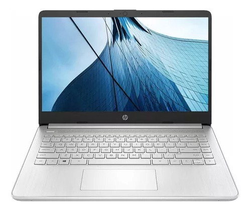 Portátil HP 14-dq0520la plateada 14", Intel Celeron N4120  8GB de RAM 256GB SSD 60 Hz 1366x768px Windows Home