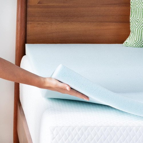 Sobre Colchón Individual Memory Foam Ultrasuave Cómodo Cama
