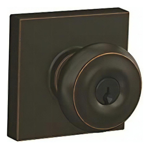 Schlage F51 a Cerradura Collins Entrada Color Bronce