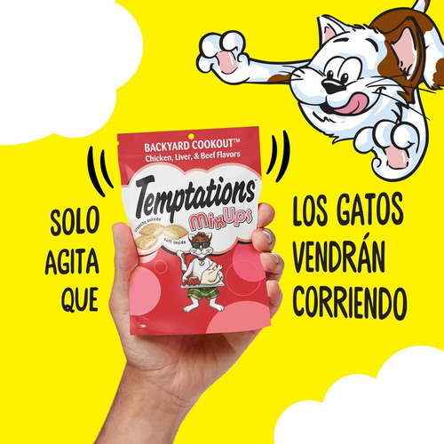 Imagen 6 de 8 de Mix De Snack Para Gatos Pollo, Hígado-camaron 180g