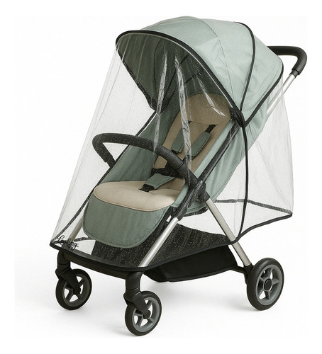 Protector Lluvia Cochecito Bebe Lookmy | Cobertor De Lluvia En Pvc Transparente | Protector Universal De Lluvia Y Viento